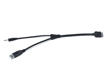 Genuine iPhone / iPod Adaptor Cable USB & 3.5mm aux connection - 1529487