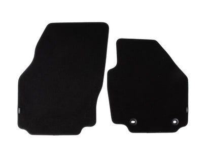 Genuine Velour Floor Mats front, black - 1458297