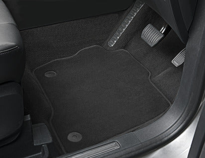 Genuine Carpet Floor Mats black, front - 2169414
