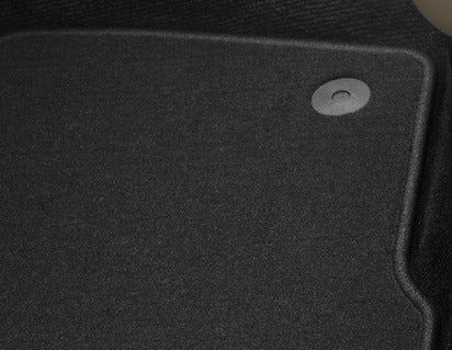 Genuine Carpet Floor Mats black, front - 1905274