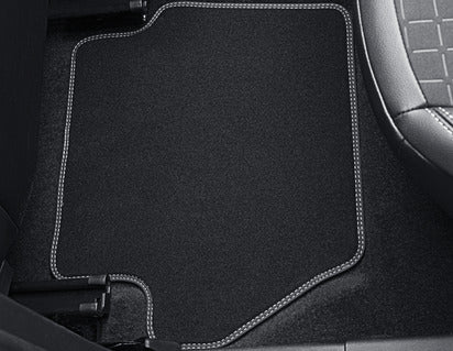 Genuine Premium Velours Floor Mats rear, Vignale design, with Metal Grey stitching - 2478665