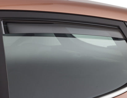 Genuine Ford Fiesta 2017-  ClimAir Side Rear Wind Air Deflectors - Black 2110136