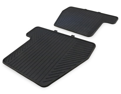 Genuine Rubber Floor Mats rear, black - 1717662