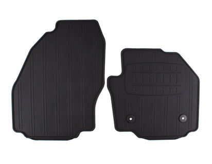 Genuine Rubber Floor Mats front, black - 1806684