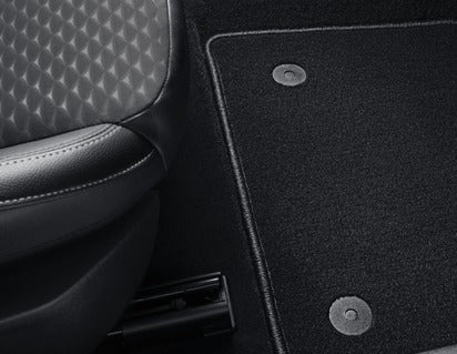 Genuine Carpet Floor Mats black, front - 2367744