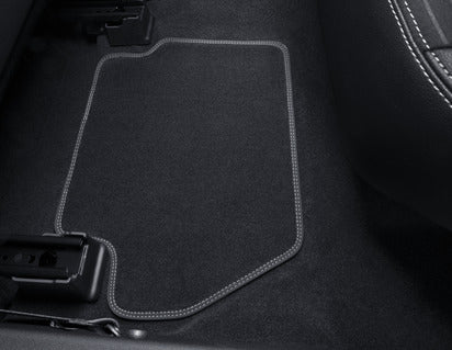 Genuine Velour Floor Mats front and rear, black - 2239009