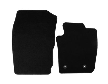 Genuine Carpet Floor Mats front, black - 1857533