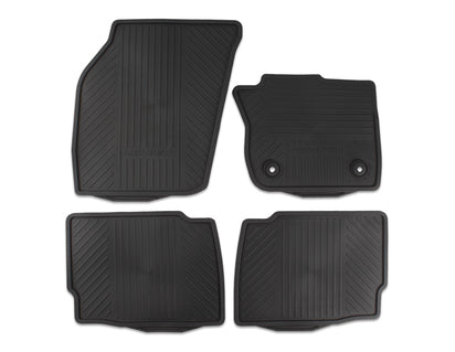 Genuine Rubber Floor Mats front and rear, black - 1873896