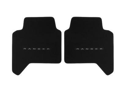 Genuine Velour Floor Mats rear, black - 1901709