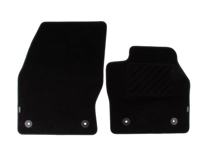 Genuine Carpet Floor Mats front, black - 1904968