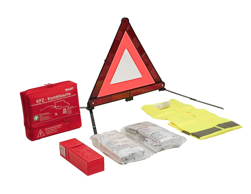 Genuine Kalff* Premium Safety Pack in red nylon bag, Nano "Trio"