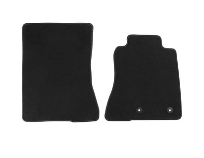 Genuine Velour Floor Mats black, front - 2428455