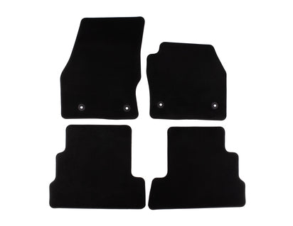 Genuine Velour Floor Mats front and rear, black - 1928457