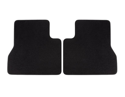 Genuine Velour Floor Mats rear, black - 1930272