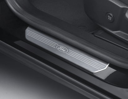 Genuine Scuff Plates front, with Ford logo - 2417744