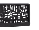 Genuine Ford Licence Plate Holder black, with Ford oval and white "Bring On Tomorrow" lettering