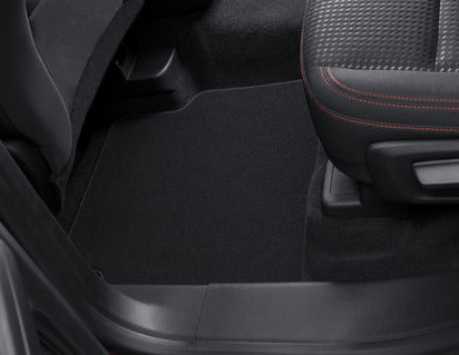 Genuine Velour Floor Mats front and rear, black - 2414785
