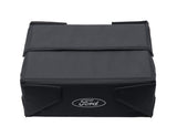 Genuine Foldable Organizer Box black fabric, with white Ford oval on both sides