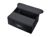 Genuine Foldable Organizer Box black fabric, with white Ford oval on both sides