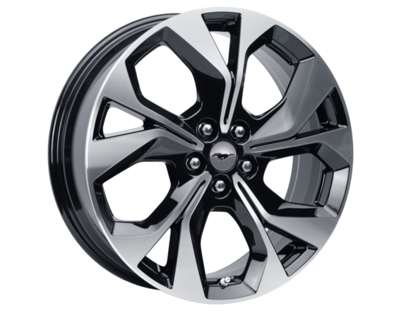 Genuine Alloy Wheel 19" 5 x 2-spoke design, Liquid Ebony