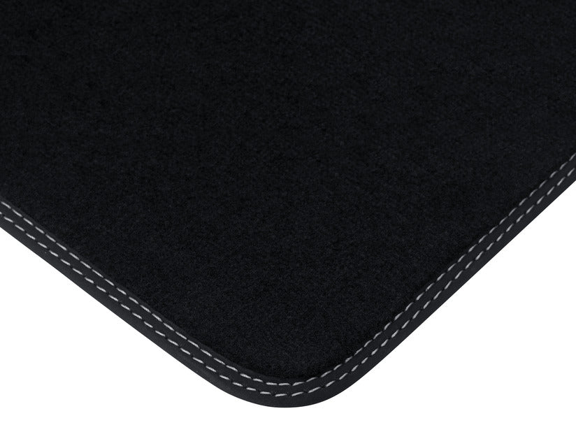 Genuine Premium Velours Floor Mats rear, black