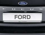 Genuine Ford Performance Licence Plate Holder silver, with black 3D effect "Ford Performance" logo