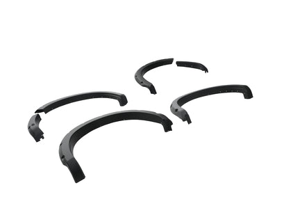 Genuine Wheel Arch Extension front and rear, matt black with black bolt caps - 2669893
