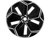 Genuine Alloy Wheel 21" rear, 5 spoke design, Asphalt Black and Bright Machined - 2707038
