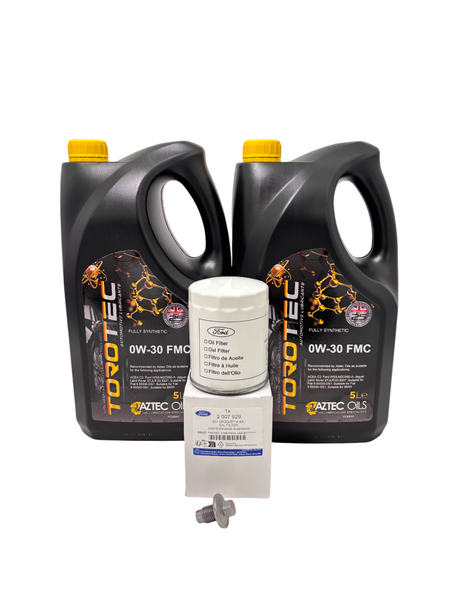 Genuine Ford Transit Custom 2016-2021 2.0L Ecoblue 0w30 Oil Service Kit
