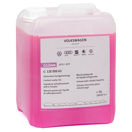 Genuine Seat /VW /Audi /Skoda G12evo Coolant / Antifreeze Replaces G13 G12E050A3