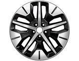 Genuine Alloy Wheel 19" rear, 5-spoke design, Absolute Black and Bright Machined - 2689770