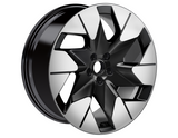 Genuine Alloy Wheel 20" rear, 6-spoke design, Magnetic and Bright Machined - 2689774