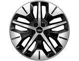 Genuine Alloy Wheel 19" front, 5-spoke design, Absolute Black and Bright Machined - 2689768
