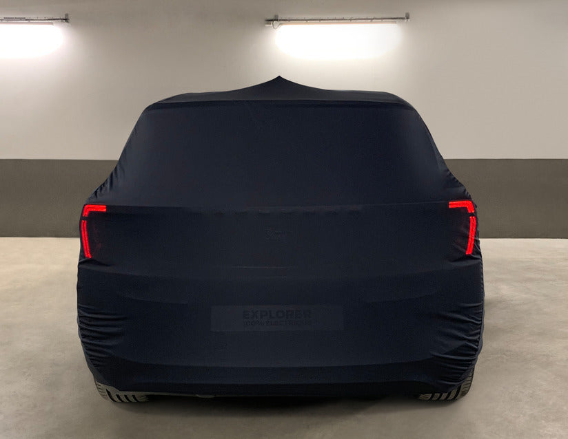 Genuine Premium Protective Cover black with white Ford oval and Explorer logo - 2792947