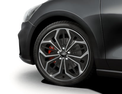 Genuine Alloy Wheel 18" 5 x 2-spoke design, Matt Black Machined - 2246334