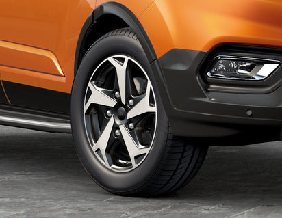 Genuine Alloy Wheel 17" 5-spoke design, black gloss machined - 2410951