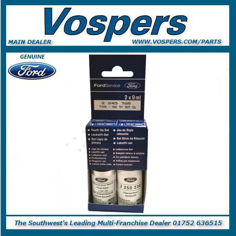 Genuine Ford Oyster Silver Touch Up Pen Paint Stick 2249401