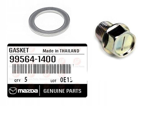 Mazda Oil Pan Drain Plug & Sump Washer MX-5 MK3 NC 1.8 & 2.0 2005-2015 GENUINE