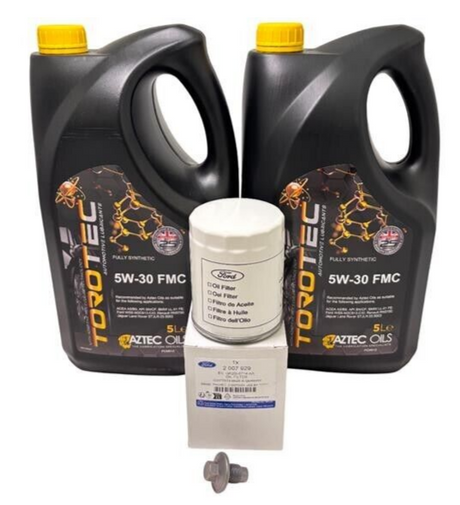 Genuine Ford Transit Custom 2021-on 2.0L Ecoblue 5w30 Oil Service Kit