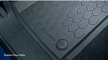 Genuine Vauxhall Combo Life 2019-On Front & Rear Rubber Floor Mats 1664473580