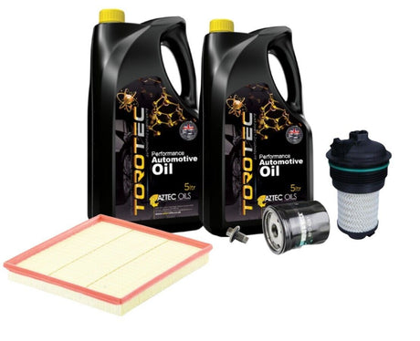 Ford Transit Custom 16-21 2.0L ECOBLUE Service Kit 0w30 Engine Oil 10L