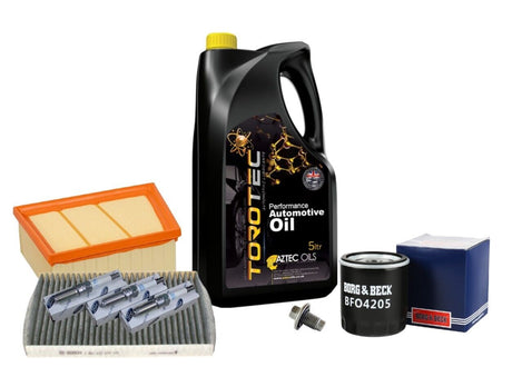 Ford Fiesta Mk8 1.1L Full Service Kit inc 5L Genuine Castrol Oil