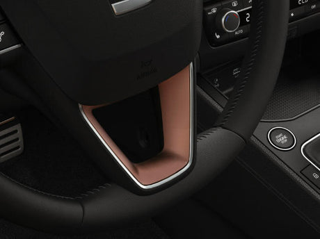 Genuine Seat Ibiza 2017-2021 Steering Wheel Trim, Mystic Magenta