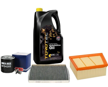 Ford Fiesta 1.1L 2017  Service Kit & 5W20 Engine Oil