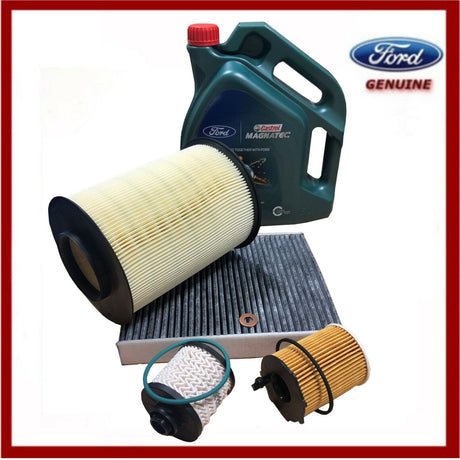 Genuine Ford Focus MK3 2014 - 2019 1.5 ST-Line Full Service Kit Inc Castrol Oil