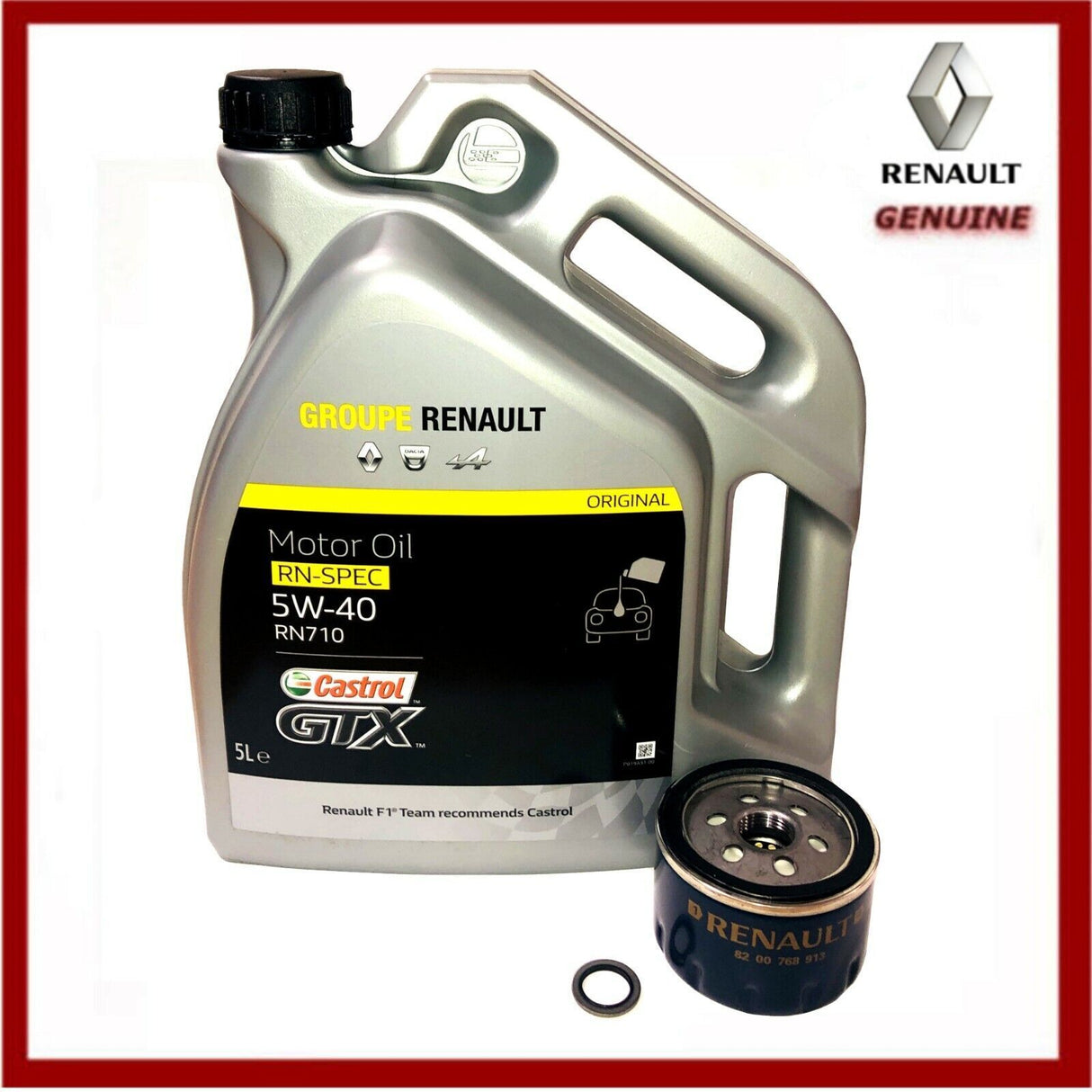 Genuine Renault Twingo 133 5Ltr Oil, Sump Washer & Oil Filter New!