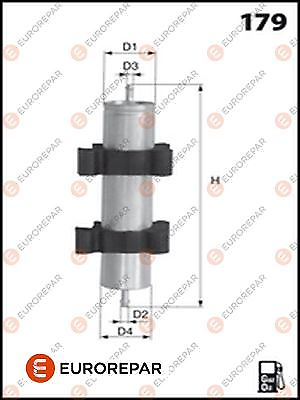 BMW 3 (E46) Series & Mini R50 R53 Eurorepar Fuel Filter