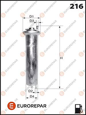 BMW Z3 (E36) 3 (E46) & 7 (E65/66/67) Series Eurorepar Fuel Filter