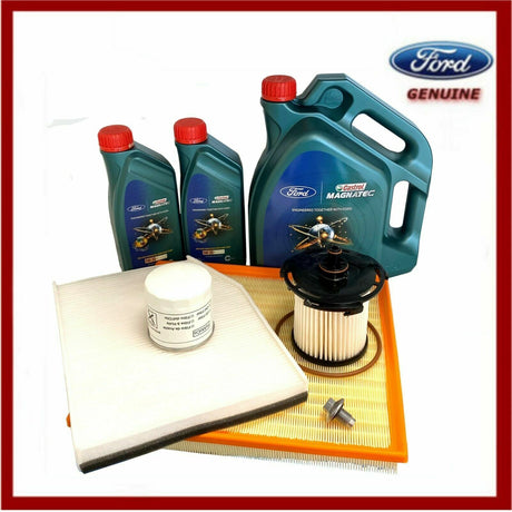 Genuine Ford Transit 2.2 TDCI Full Service Kit Inc 5w30 Castrol Engine Oil