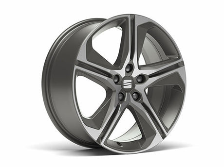 Genuine Seat Leon 2020-2021 18" FR Diamond Cut Alloy Wheel x1